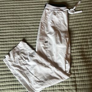 White Greys Anatomy Scrub Pants